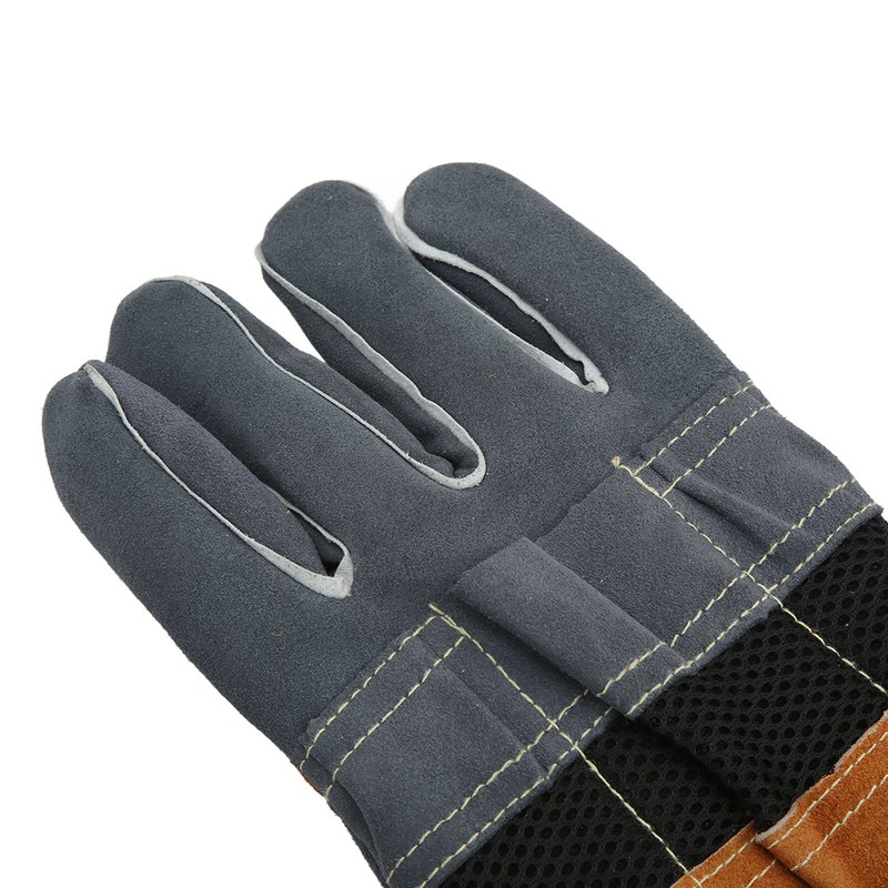 1 Pair Heat Resistant Gloves Separate Fingers Hot Proof Mitts
