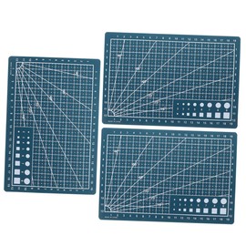 VILLFUL 3pcs Double Sided Plastic Cutting Mat Craft Mat for Sewing Engraving and Cutting Durable Versatile for Precise Crafting