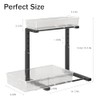 1 Pack 10.5"-15.5"H Under Sink Organizer, 2-Tier Pull Out Cabinet
