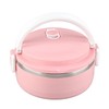 Acero inoxidable portátil con aislamiento térmico Noddles Rice Box Lunch