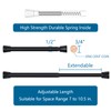 TYRON Small Tension Curtain Rod Adjustable 7 to 10.5 Inch,