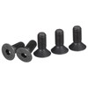 DTGN M8-1.25x20mm Flat Head Socket Cap Screws, 20 Pack Hex