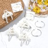 DEEKA 16 Pcs Bridesmaid Proposal Gifts, Pearl Hair Claw Clips