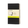 Notizheft Cahier in schwarz 9x14 cm 3 blanko 70g m²