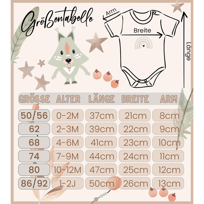 OM3® Baby Bodysuit with Saying - Papas Beste Schuss II