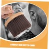 PACKOVE Wood Handle Soft Brush for Men's Beard Hairdressing Salon