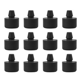 12PCS 66061 Grill Lid Rubber Bumpers Compatible with Weber Genesis Spirit Traveler, Silicone Bumper Pads for Grills Lid, Push-in BBQ Grill Bumper Feet Replacement