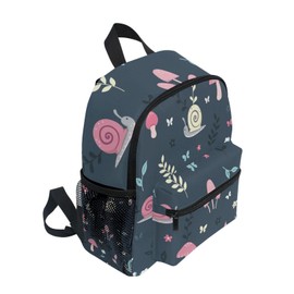 Snails Mushrooms Flowers Toddler Backpack Preschool Rucksack Boys Girls Kids Kindergarten School Bag