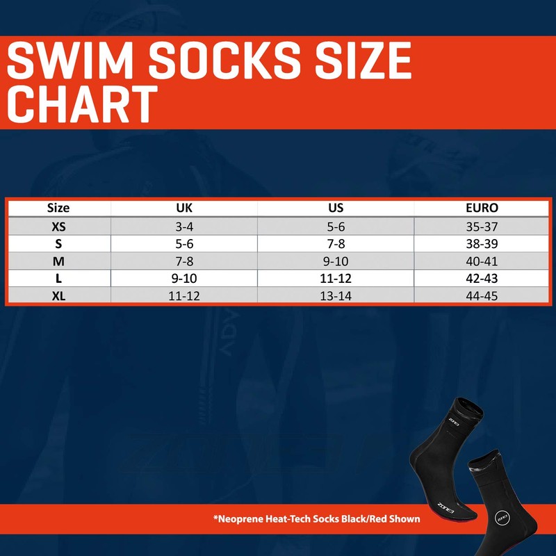ZONE3 Neoprene Heat-Tech Warmth Swim Socks For Men Women Kids/High