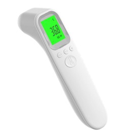 LuojinLuoda Touchless Baby Thermometer, Infrared Forehead and Ear Thermometer for Medical Use with LCD Screen Memory Storage and Fever Alarm Suitable for Adults Kids Babies