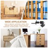 PATIKIL 4Pcs Drawer Lock with Keys, 16mm(5/8") File Cabinet Lock