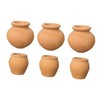 BESPORTBLE 2sets Terracotta Pots Set Small Clay Pots for Succulents