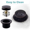 BESTILL Tip-Toe Bathtub Drain Bath Tub Trim Set Conversion Kit,
