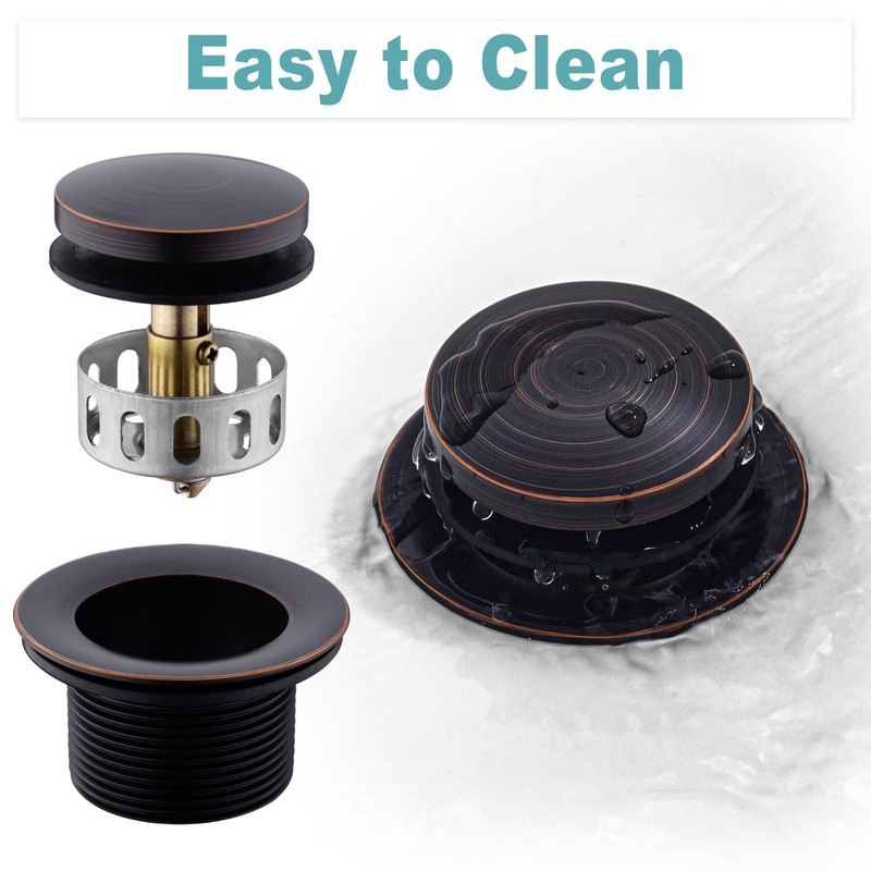 BESTILL Tip-Toe Bathtub Drain Bath Tub Trim Set Conversion Kit,