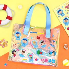 Survival swimming hologram beach bag / 생존수영 홀로그램 비치백