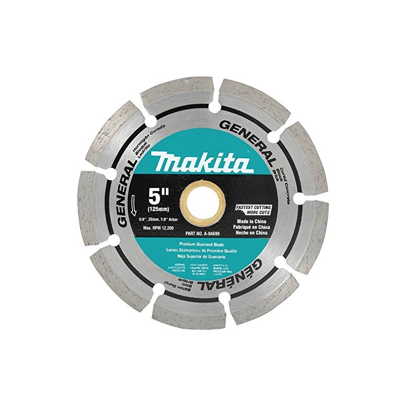 Makita A-94699 5-Inch General Purpose Segmented Diamond Blade