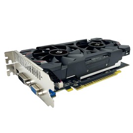SAPLOS GTX 750 Ti Graphics Card, 4GB GDDR5 128 bit, DVI, HDMI, VGA, PC Video Card, Computer GPU, PCI Express x16, 65W Power