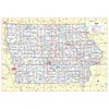 Cool Owl Maps Iowa State Wall Map Poster Rolled 34"Wx24"H