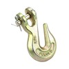 QWORK 5/16" Grade 70 Clevis Grab Hooks with Yellow Chromate