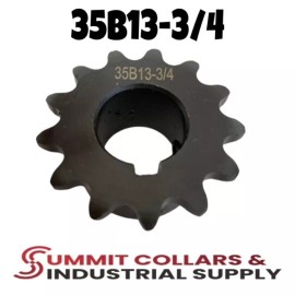 SUMMIT COLLARS #35 Roller Chain Sprocket B Type 3/4" Bore 13 Tooth 35B13-3/4
