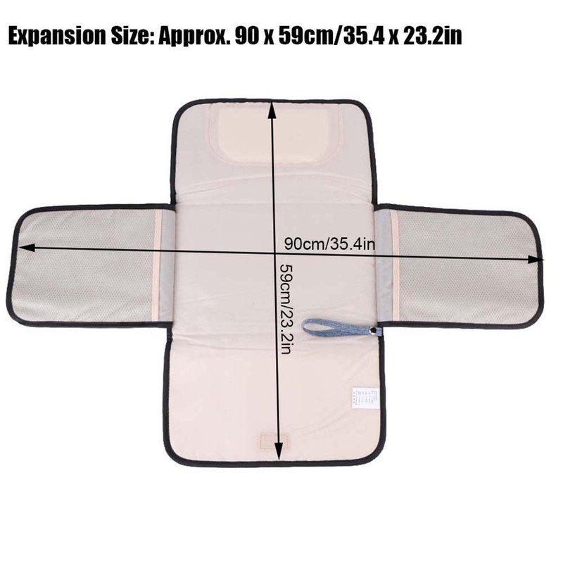 Baby Diaper Changing Pad Portable Multifunctional Travel Changing Mat Station