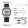 Hearkent Pedometer Watch, Step Counter, Easy to Operate for Elderly