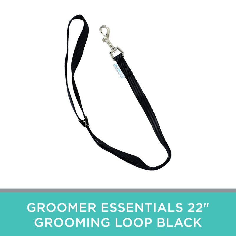 GROOMER ESSENTIALS 22" Grooming Loops - Black