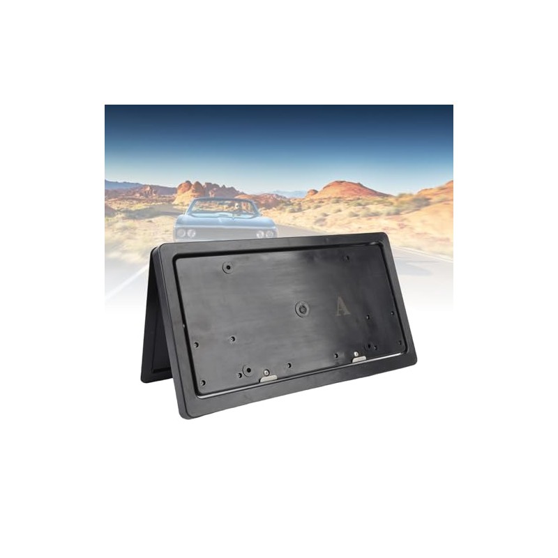 Soporte para Matrícula de Coche, Protector de Cubierta con Tapa