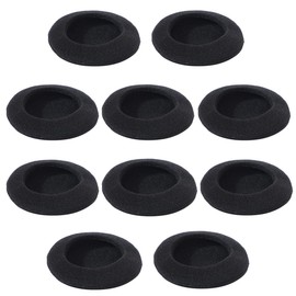 Border. Earpads Headphone Replacement 60 mm Ear Cushions Cover Spare Set of 4 Black (Black) 2-in-1 Cam Supported [Product Guarantee 30 Days]