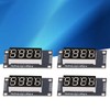 4 Sets Digital Tube Display Module LED 4 Digit 7