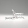 One Touch Clip, 0.2 inch (5 mm), Fish Clip, Clear