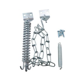 YHXiXi Storm Door Chain Spring Screen Door Chain Storm Door Chain Safety Door Chain and Spring for Stop Front Screen Door Opening Prevent Storm Damage Heavy Duty Storm Door Hardware