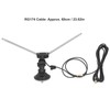 Telescopic Dipole Antenna Kit, SDR Antenna with 60cm RG174 Cable