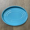 Le Creuset "Turquoise" 6.5" Oval Spoon Rest LE CREUSET Teal NWT Stoneware Utensil Rest