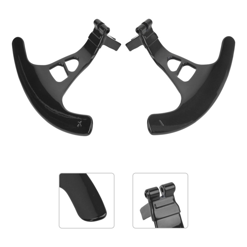2PCS Shifter Paddle Aluminium Alloy Decor Replacement for Nissan GTR