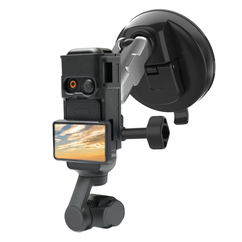NEOSOU Metal Suction Cup Car Mount for Osmo Pocket 3,