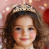 Kilshye Rhinestone Princess Tiara Silver Star Tiaras Headband Birthday Hair