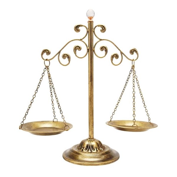 Chez JuJu - Escala antigua de justicia | Balanza Libra Equilibrio de equidad | Decoración de oficina de abogados | Escultura de estilo clásico | Ideas de regalo únicas para abogados de derecho, estudiante, juez, jubilación, bronce