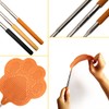 3Pcs Extendable Fly Swatter Manual, Telescopic Fly Swatters Heavy Duty