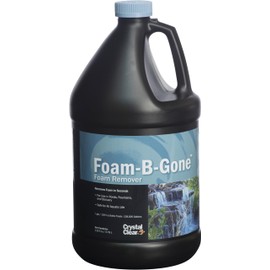 CrystalClear Foam-B-Gone Pond Foam Remover - 1 Gallon Treats Up to 128,000 Gallons