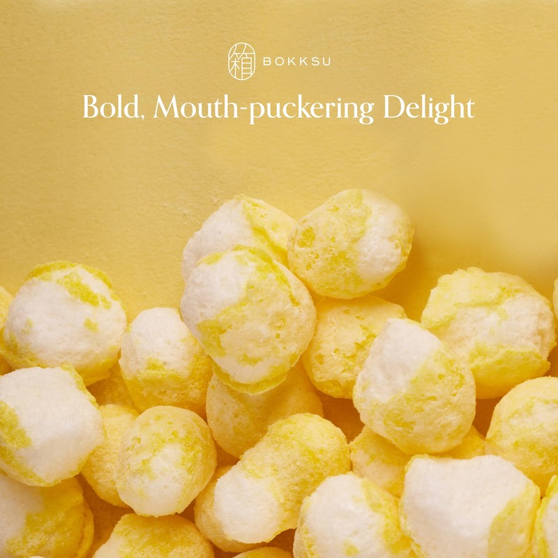Bokksu Sour Yuzu Candy Bites - 3-Pack Freeze-Dried Sour Candy