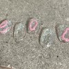 ˡᴬᴺᵀᶤˡ Glitter chain handmade nail tip - Short Square S