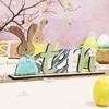 com-four® Decorative Easter Stand-Up Display, Decorative Lettering for Easter, Self-Standing