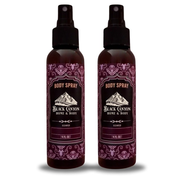Black Canyon Cool Cucumber Scented Body Spray, 4 Oz (2