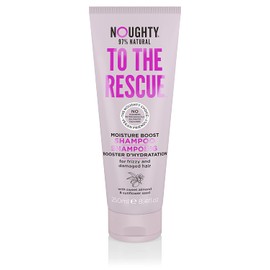Noughty To The Rescue Moisture Boost Shampoo for Dry, Frizzy and Damaged Hair | Vegan-Friendly 97% Natural Sulphate Free Moisturizing Shampoo | 250 ml / 8.4 fl oz