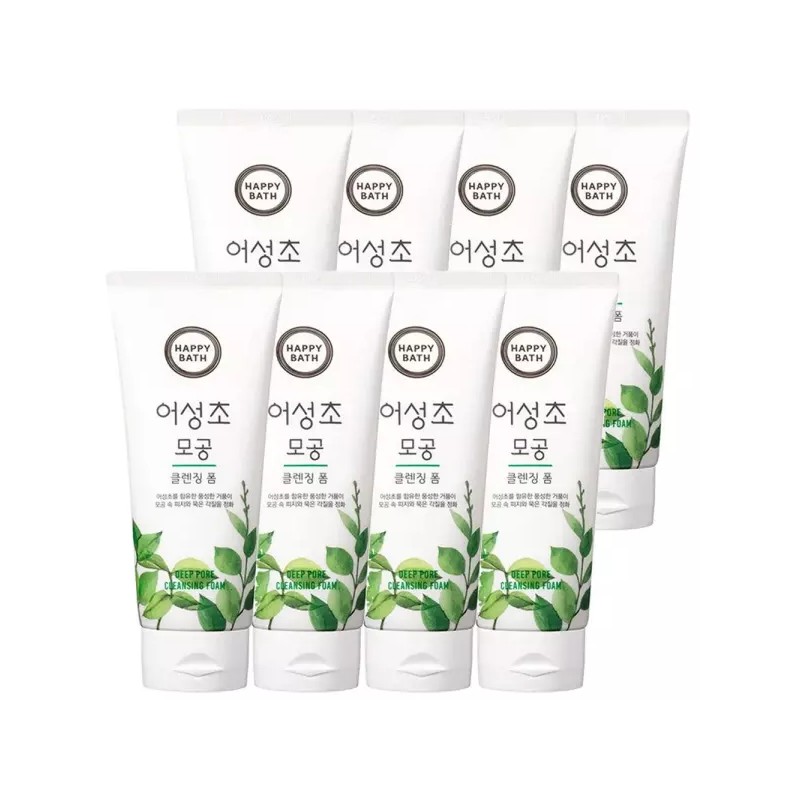 Happy Bath 해피바스 어성초 청정 모공 클렌징 폼 200g x