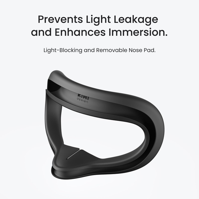 KIWI design F4 Silicone Facial Cover Compatible with Meta Quest
