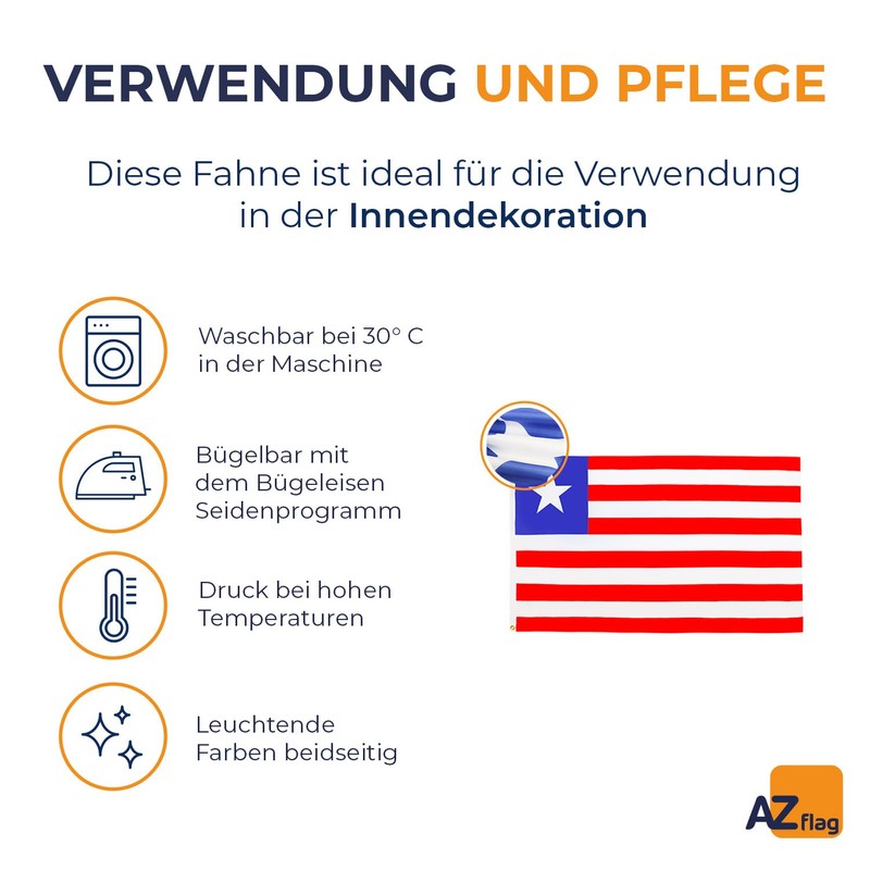AZ FLAG - Liberia Flag - 150 x 90 cm