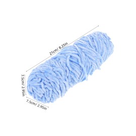 COHEALI 3 Rolls Chenille Wool Yarn Soft Chunky Crochet Yarn for DIY Craft Projects Versatile Knitting Material for Sweaters Hats and Blankets Sky Blue Color for Home Sewing and Accessories