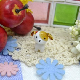 cute dog handmade glassware shih tu